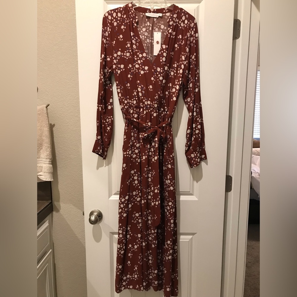 All In Favor Maxi Dress with Small flowers